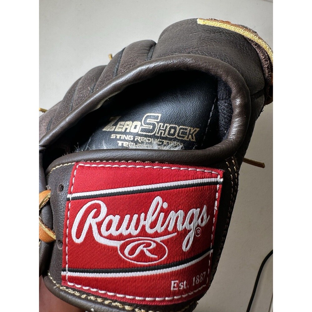 Rawlings Baseball Glove Zero Shock Left Hand 11 1/2' PPE1150BR
